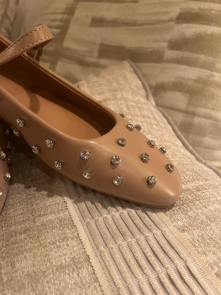 Claudia embellished ballet Flat