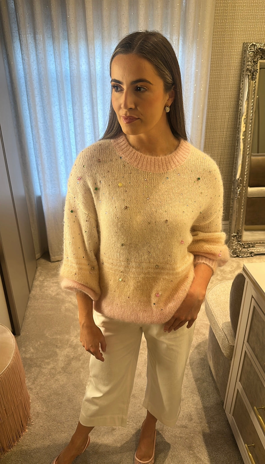 Georgia sparkle knit