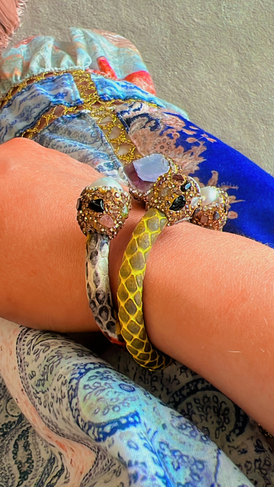 Thea crystal embellished bracelet