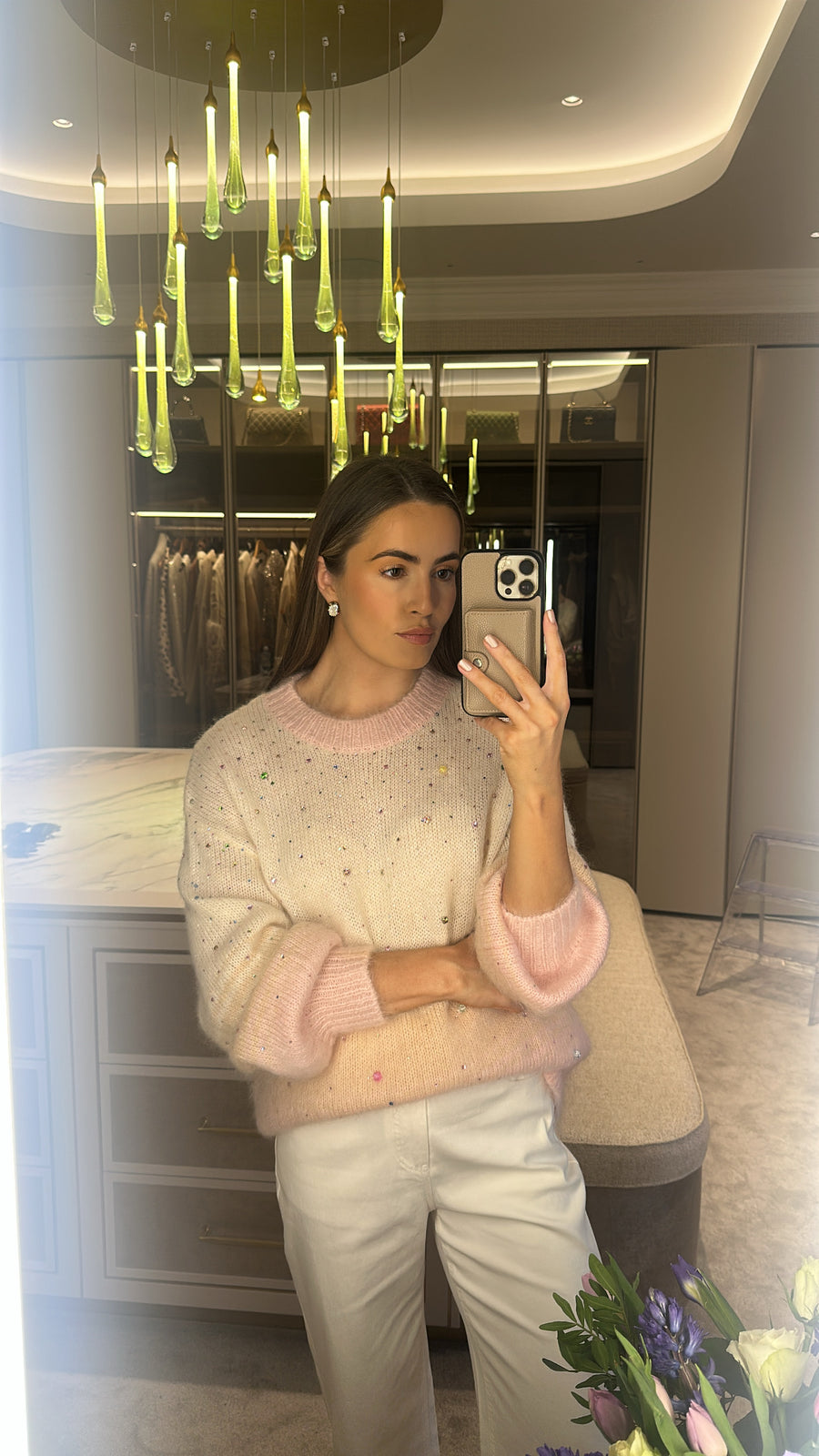 Georgia sparkle knit