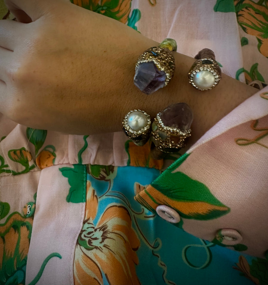 Thea crystal embellished bracelet