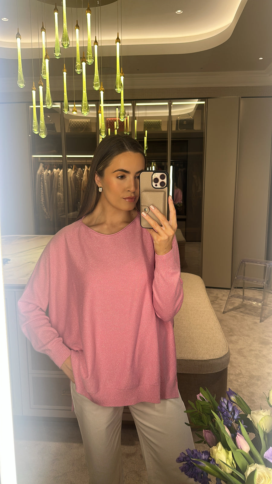 Celeste Sparkle Knit Sweater