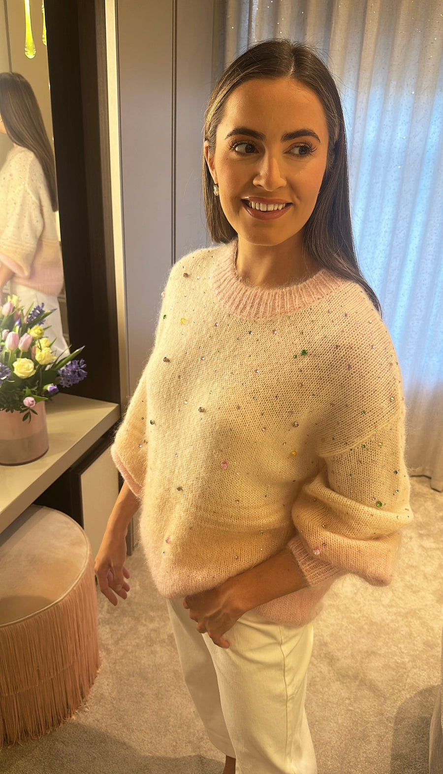 Georgia sparkle knit