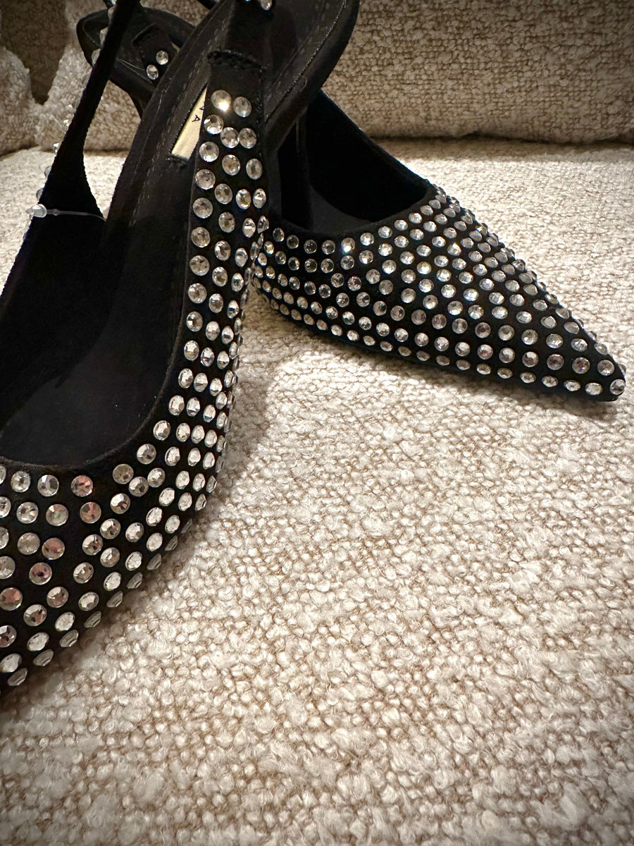 Gia embellished heel