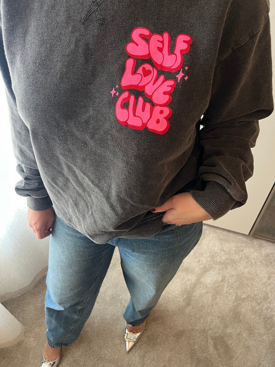 Self love club sweater