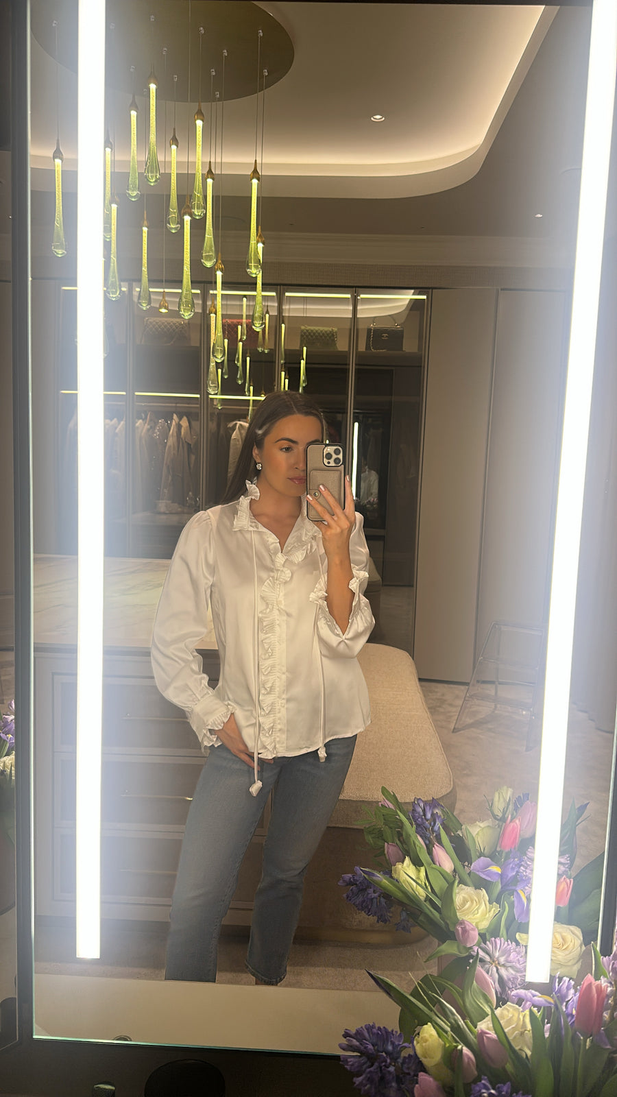 Luna Ruffle Tie Top