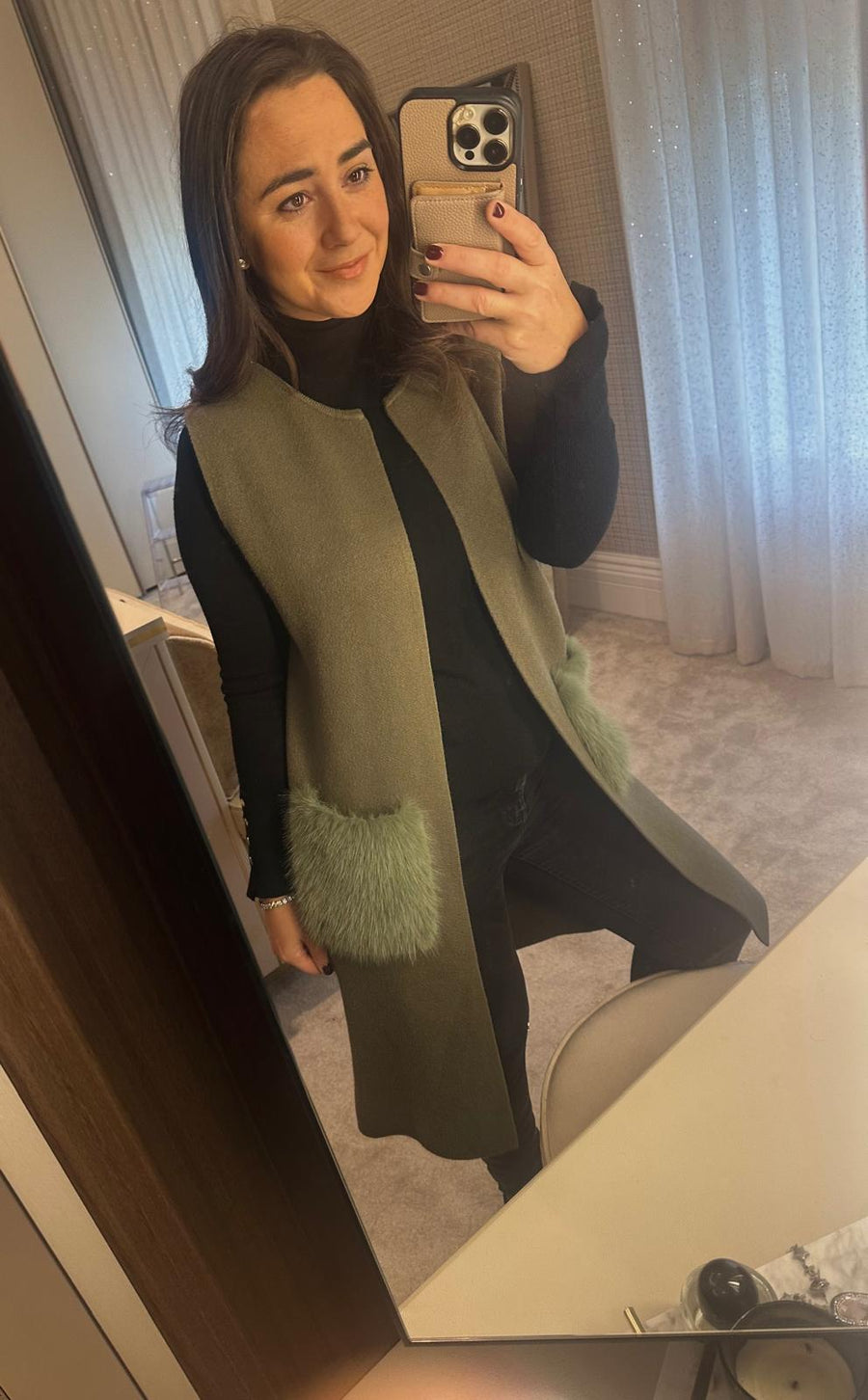 Paloma sleeveless cardigan