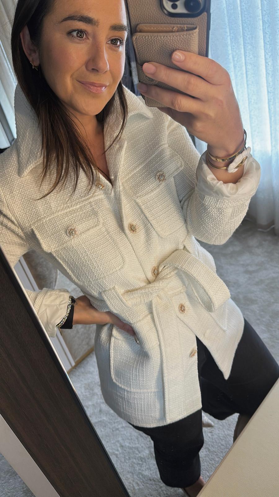 Melissa white jacket