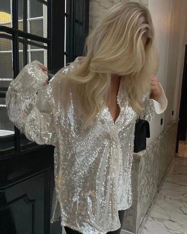 Sequin sparkle shirt