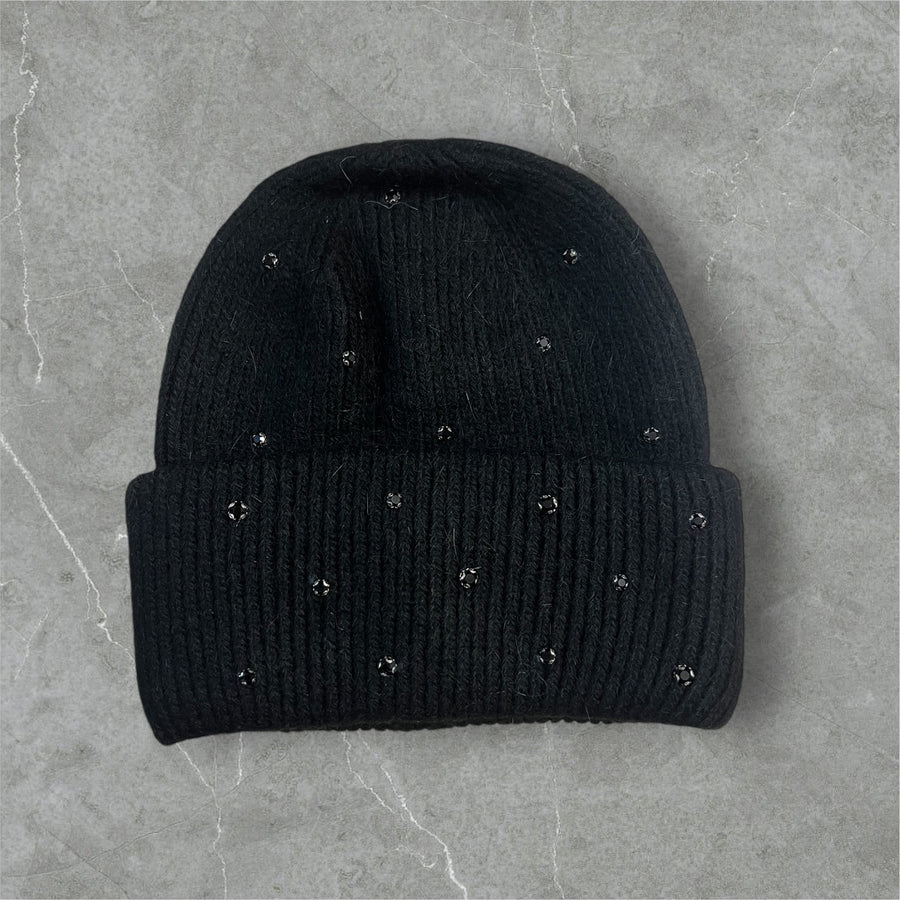 Luxe embellished beanie