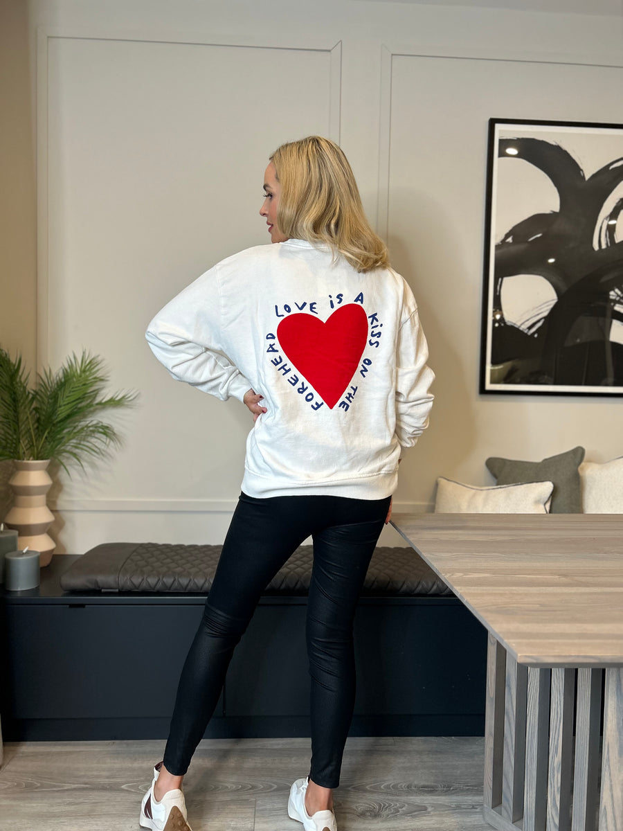 LOVE IS A KISS SWEATER