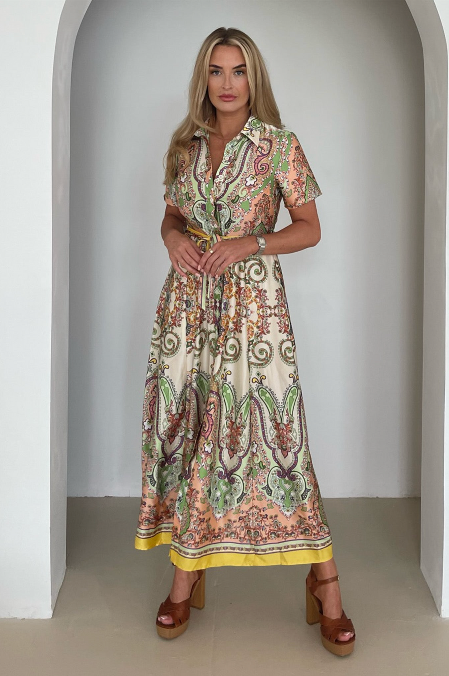 Aurora Maxi Shirt Dress