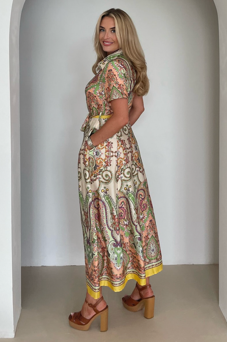 Aurora Maxi Shirt Dress