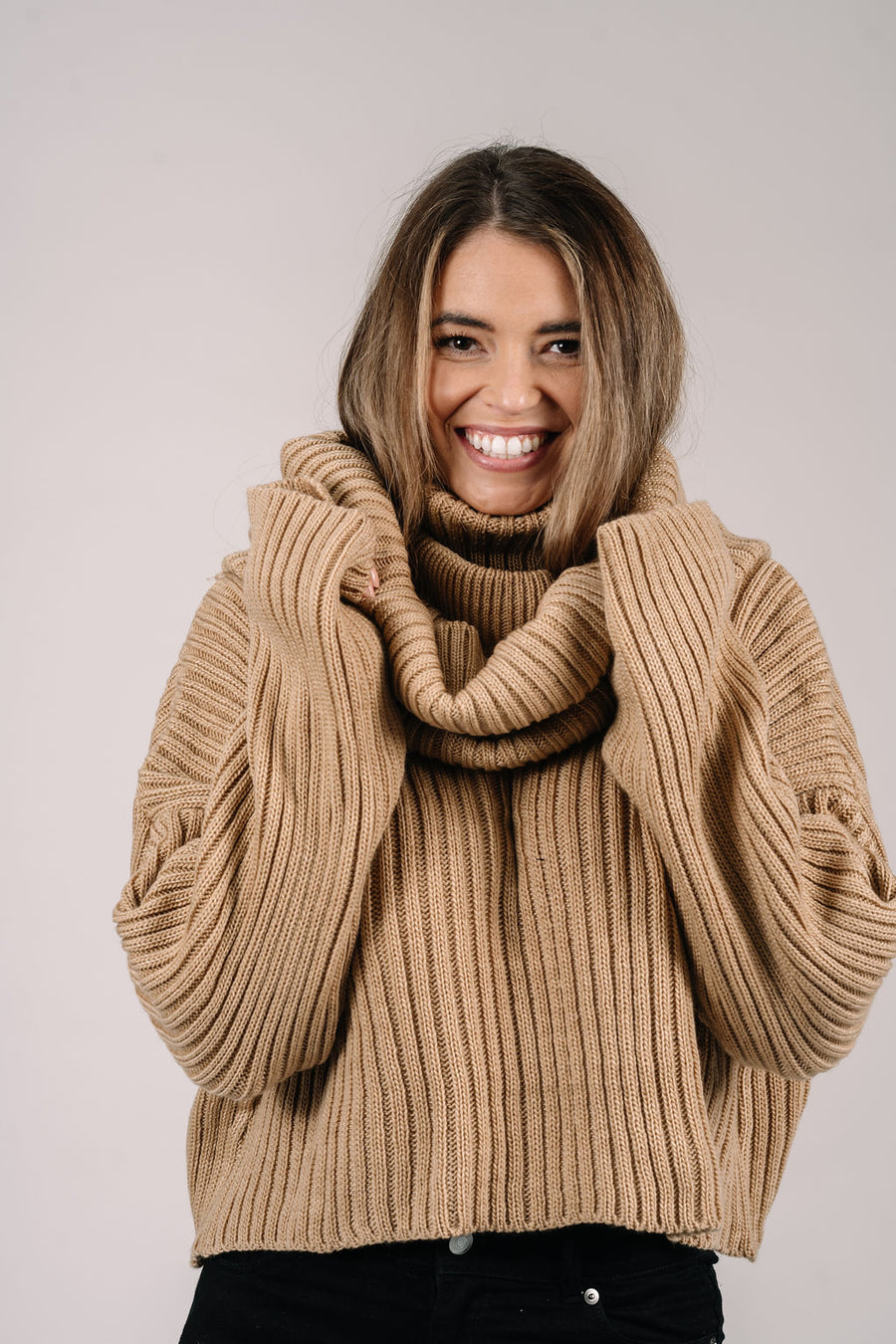 Saffron Knit Camel