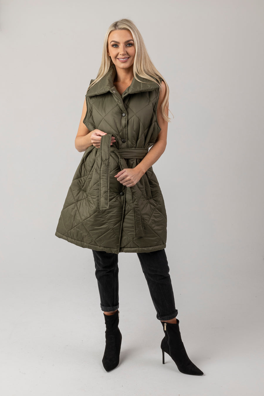 Nadia padded gilet coat