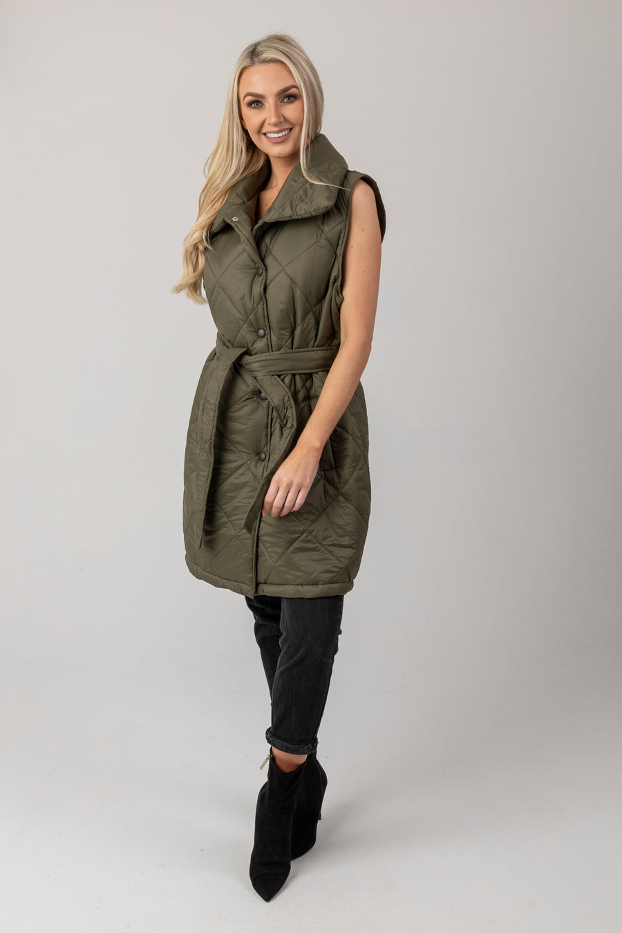 Nadia padded gilet coat