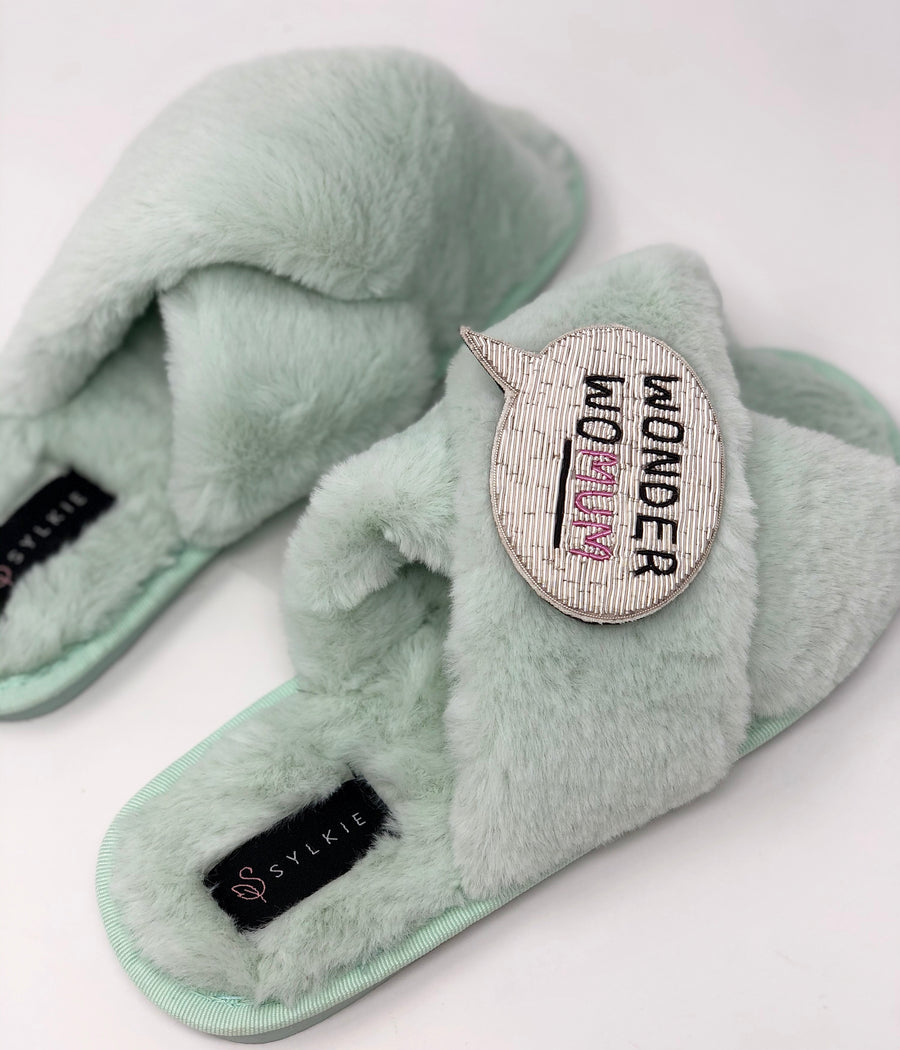 Wonder Womum Slipper Mint