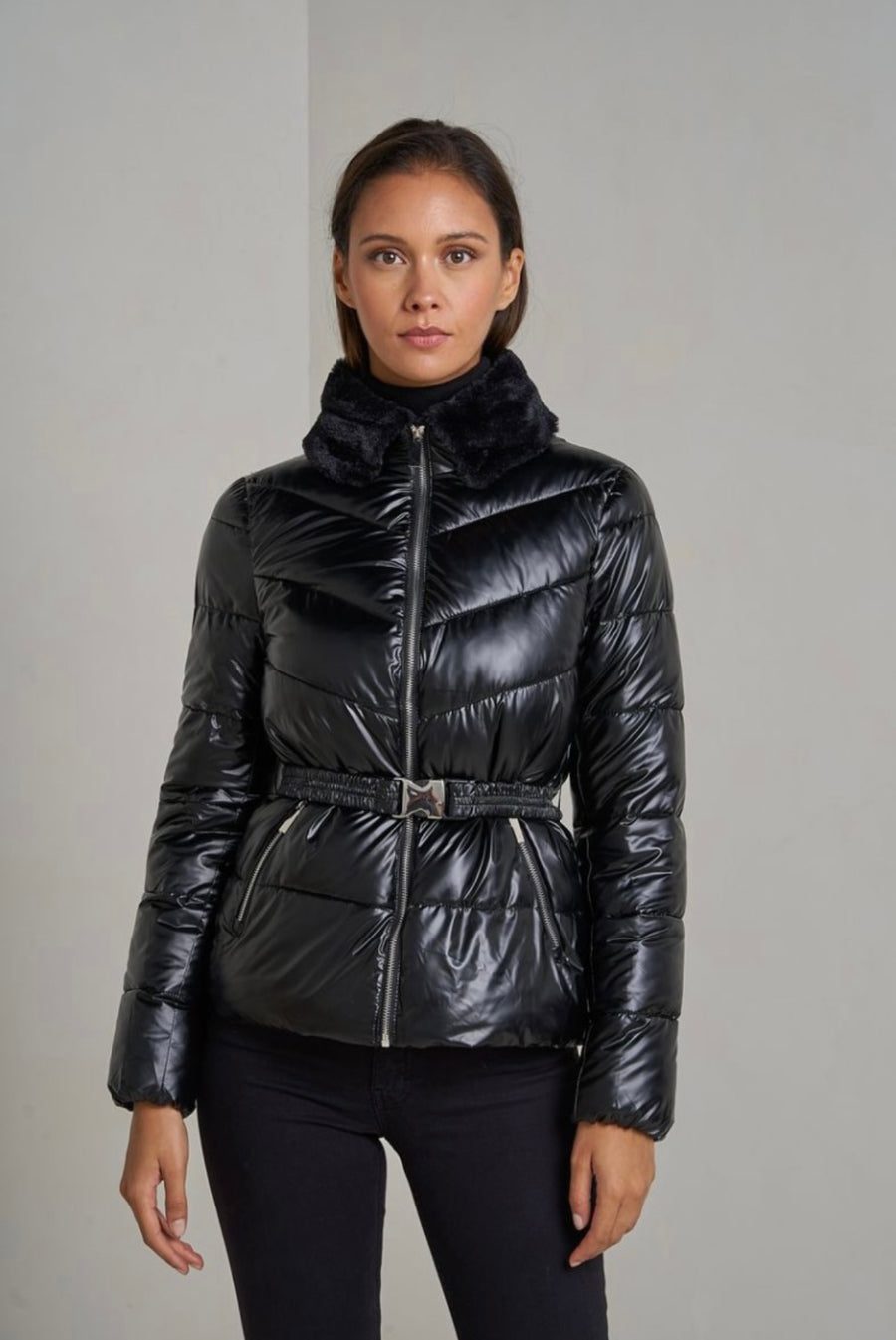 Jade padded coat