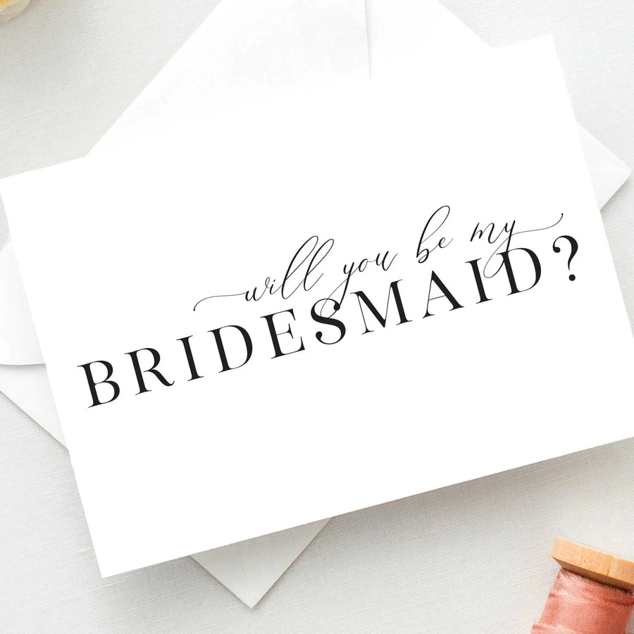 Bridesmaid Card