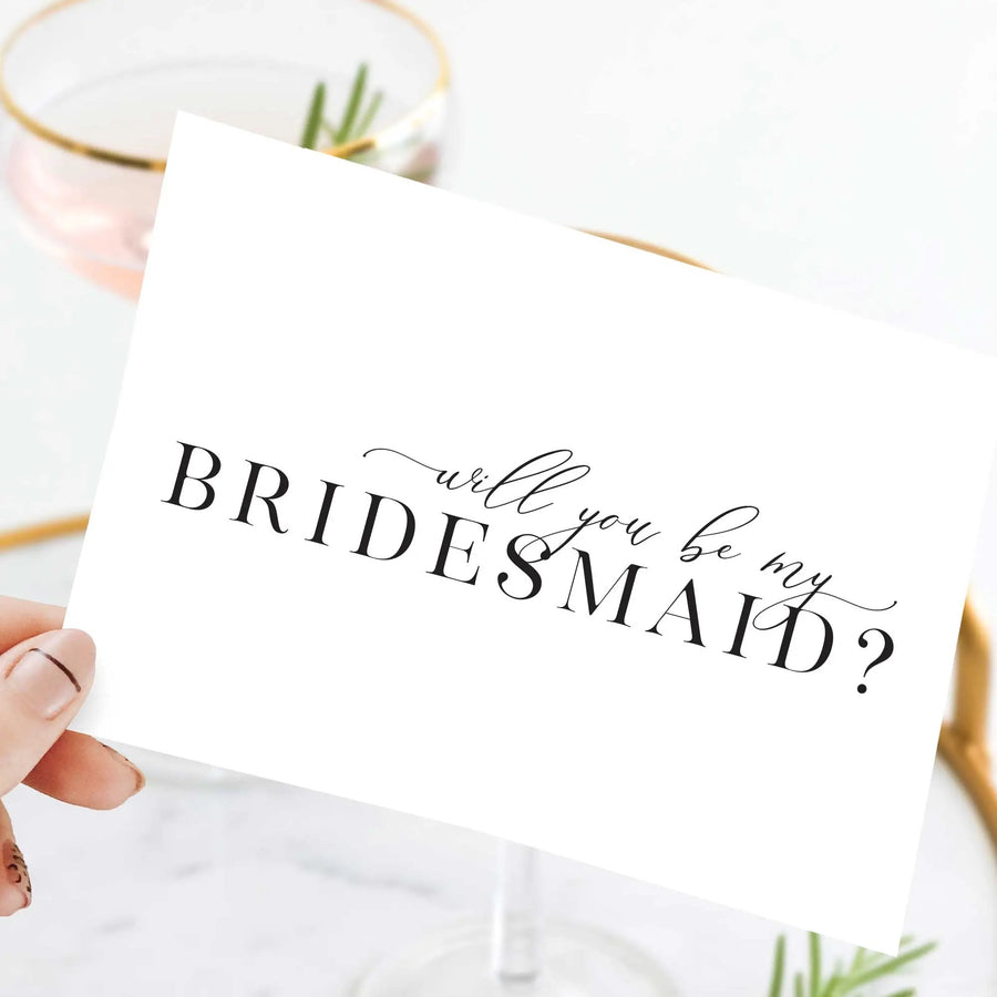 Bridesmaid Card